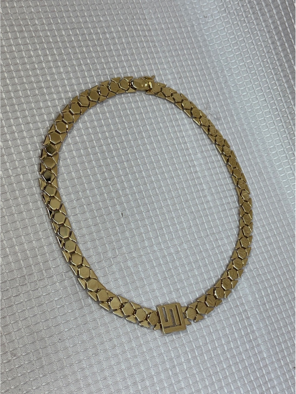 Woman Warrior Goldtone Necklace By Stella Calle And Lori Greiner